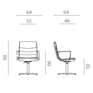 KONFERENCIJSKA FOTELJA 7650 SHINY BASIC - Slika 2