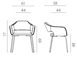 FOTELJA BELEN VISITOR - Slika 2