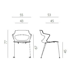 KONFERENCIJSKA STOLICA 2160 AOKI - Slika 2