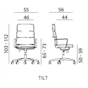 UREDSKA STOLICA 8800 KASE SOFT H - Slika 2