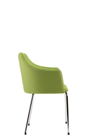 FOTELJA RAVENNA VISITOR CRNA - Slika 3