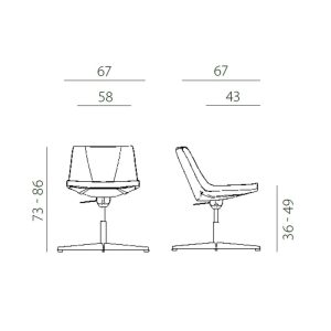LOUNGE FOTELJA SOFT CROSS - Slika 2