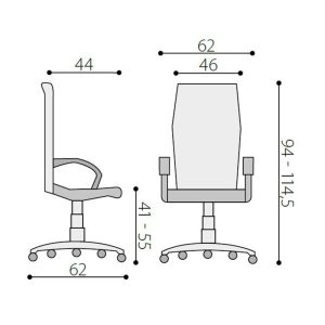 UREDSKA STOLICA 1140 ASYN - Slika 7