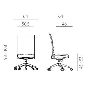 UREDSKA STOLICA 1580 SYN GALA NET - Slika 2