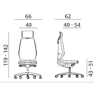 UREDSKA STOLICA 1870 MOTION PDH - Slika 9