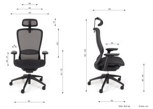 UREDSKA STOLICA AEROFLEX MX - Slika 10