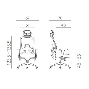 UREDSKA STOLICA OKLAHOMA PDH - Slika 6