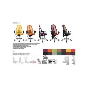 UREDSKA STOLICA SITNESS 15 - Slika 7