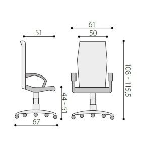 UREDSKA STOLICA TENNESSEE - Slika 2