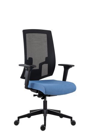 UREDSKI STOLAC 2900 SYN-B ALU BLACK - Slika 7