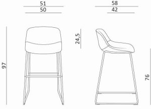BARSKI STOLAC AIRA SB - Slika 4