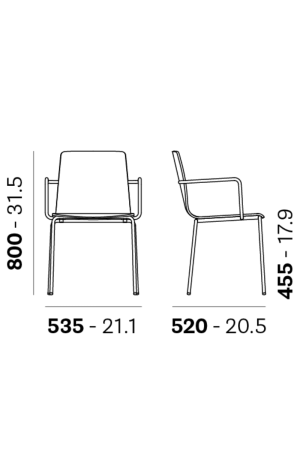 UGOSTITELJSKI STOLAC INGA 5614 - Slika 3