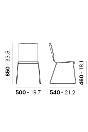 UGOSTITELJSKI STOLAC KUADRA 1328 - Slika 4