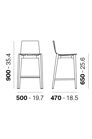 BARSKI STOLAC MALMÖ 232 - Slika 3