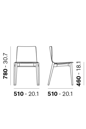 UGOSTITELJSKI STOLAC MALMÖ 390 - Slika 5