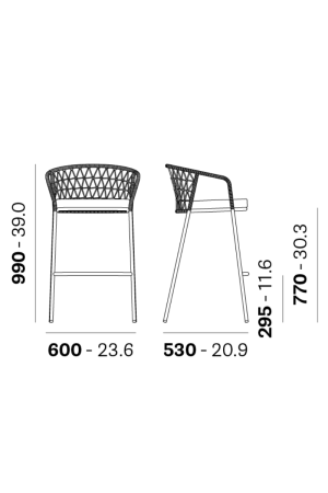 BARSKI STOLAC PANAREA 3678 - Slika 3