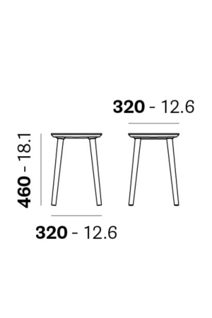 DRVENI STOLAC BABILA 2703 - Slika 3