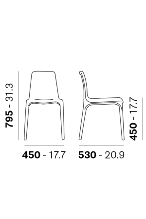 UGOSTITELJSKI STOLAC FRIDA 752 - Slika 3
