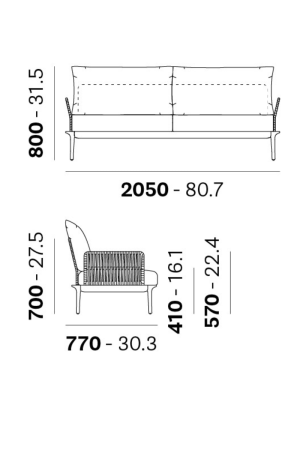 SOFA REVA TWIST - Slika 3