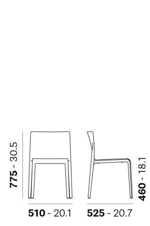 UGOSTITELJSKI STOLAC VOLT 670 - Slika 4